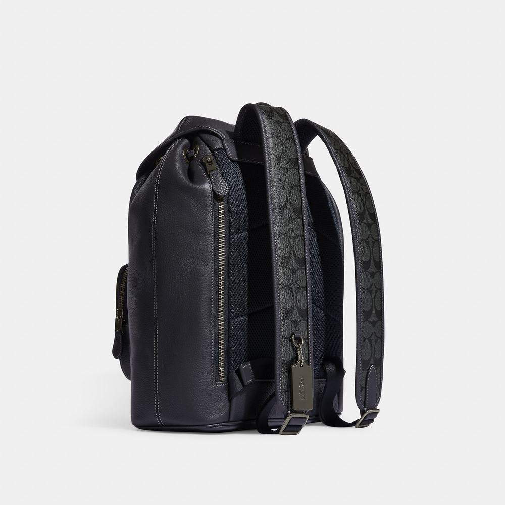 NWT Coach Outlet Sullivan Backpack In Signature Canvas - Picture 2 of 5